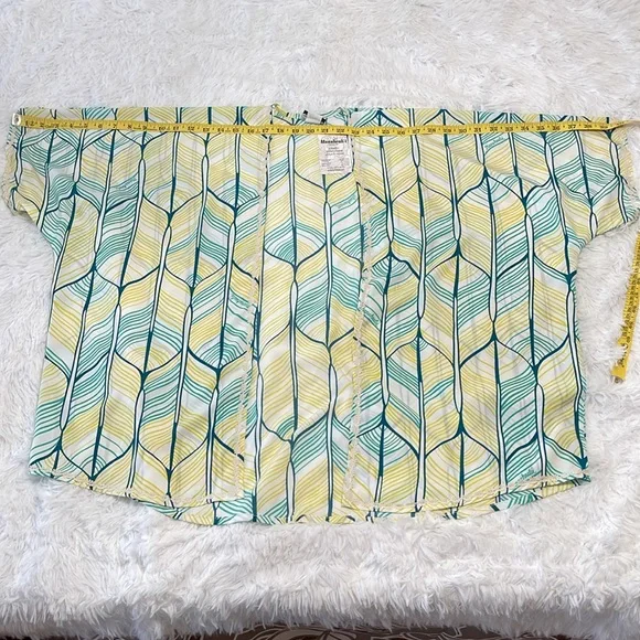 NWT Manuhealii Butterfly Kimono Lei Hulu White Peacock OS - Picture 4 of 6